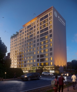 Vue du projet h&ocirc;telier Pullman Djibouti depuis la rue. -&nbsp;&copy;&nbsp;Accor