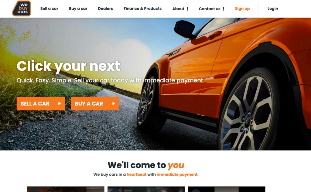 &copy; WeBuyCars