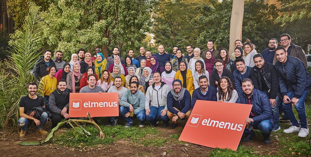 L'&eacute;quipe d'Elmenus, une plateforme de livraison de repas qui ambitionne d'aider ses clients &agrave; choisir ce qu'ils vont manger. - &copy; Elmenus