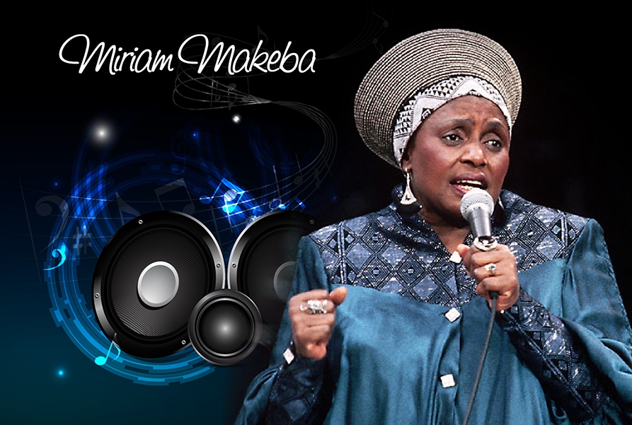 Miriam Makeba, chanteuse d'ethno-jazz et militante politique sud-africaine, sur les ondes de la radio k&eacute;nyane Qwetu Radio. - &copy; Qwetu Radio